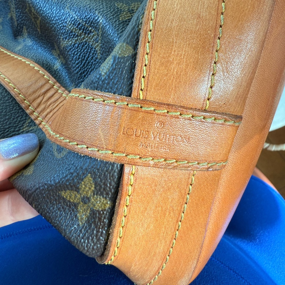 LOUIS VUITTON NOE LARGE VINTAGE BUCKET BAG AUTHENTIC - Picture 6 of 8